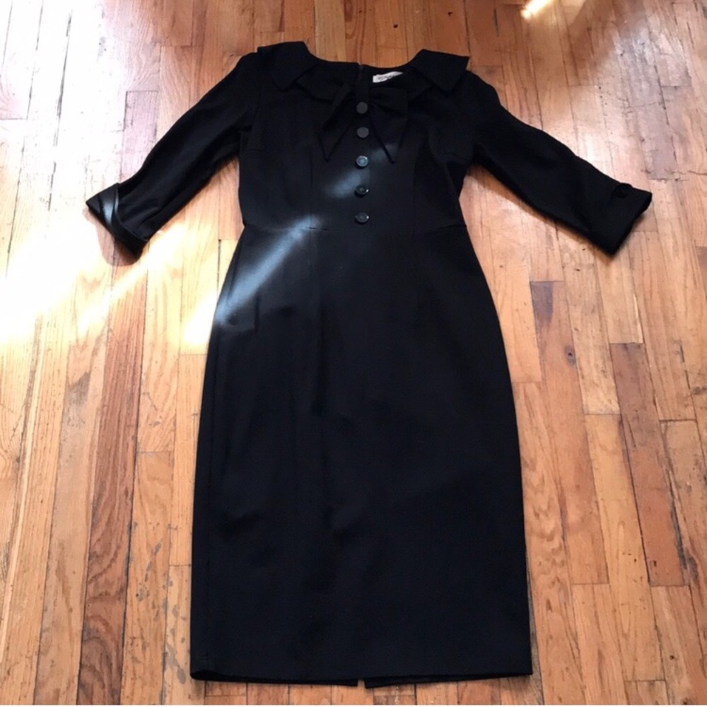 Tatyana black retro pin up dress